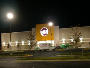 Logan Electrical installed the Exterior Lighting at Circuit City in Fredericksburg
