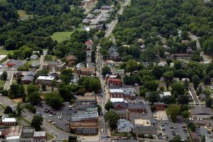 Aerial View of Orange County, Virginia