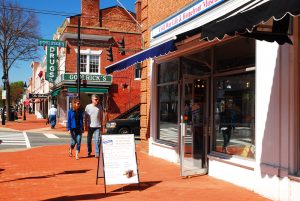 Historic Downtown Fredericksburg, Virginia