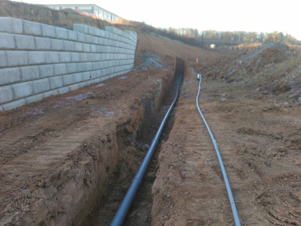 Underground Electrical Wiring at Quantico